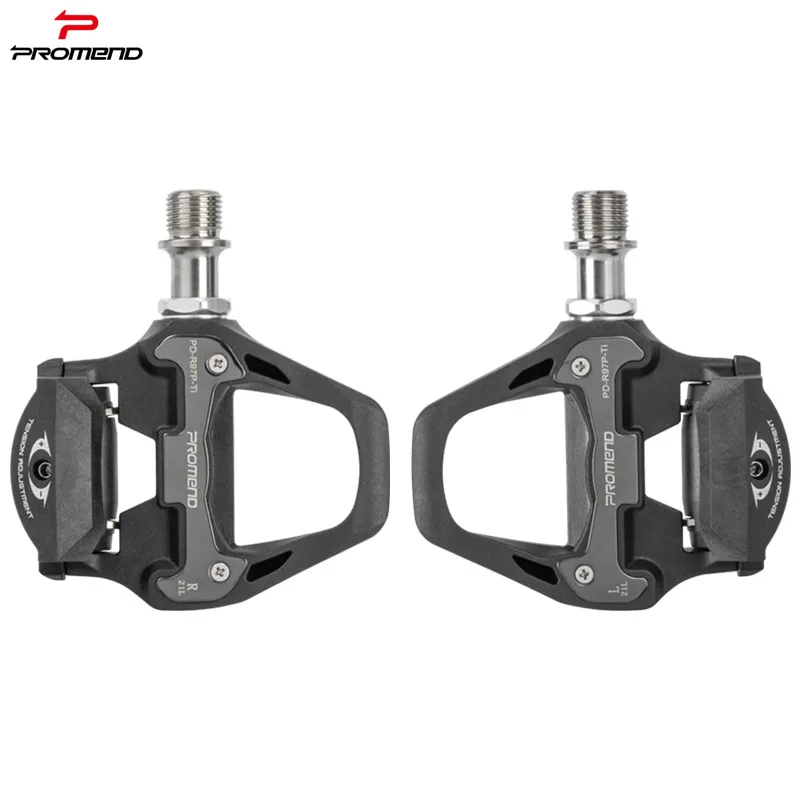 

PROMEND Road Bike Self Lock Pedal Titanium Alloy Steel Axis Sealed Bearing Nylon Pedals Bicycle Accessories Ultra Light