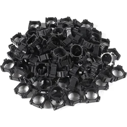 100Pcs 18650 supporto per batteria al litio, staffa per pacco batteria in plastica distanziale per cella di supporto per batteria cilindrica per batteria fissa fai da te