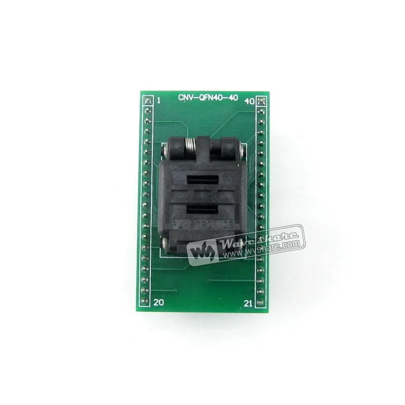 

Makerseek QFN40 TO DIP40 SKU 6884 Waveshare QFN40 TO DIP40, Programmer Adapter,
