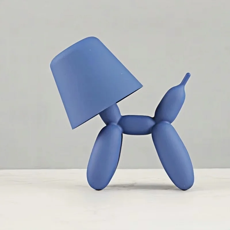 Personalized Cartoon Mobile Portable Small Desk Lamp Balloon Dog Decoration Atmosphere USB Charging Bedside Reading Desk Lamp - view 4