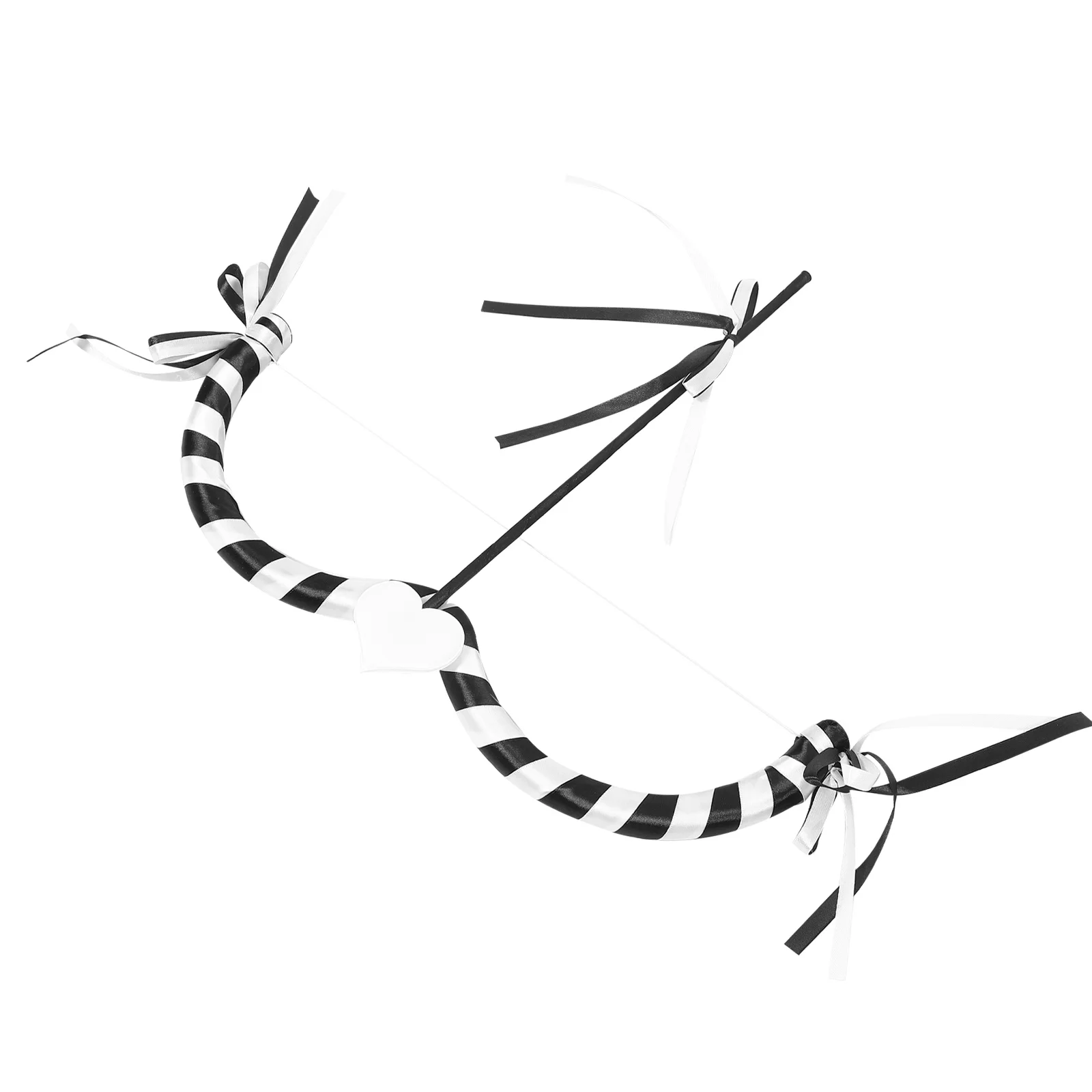 1 Zestaw Akcesoriów Strzała Kupidyna Romantyczny Zestaw Łuk i Strzały na Walentynki Dekoracja na Imprezę Kostiumową Prezent dla Dzieci Unikalny Rekwizyt do Zdjęć