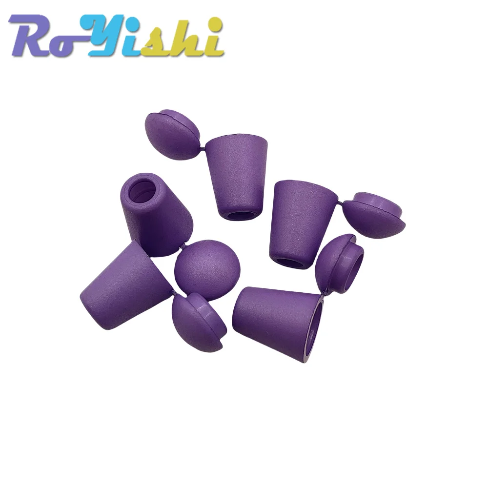 13-1000 Pcs/Pack Colorful Cord Ends Bell Stopper With Lid Lock Plastic Toggle Clip For Paracord Clothes Bag Sports Wear Shoe