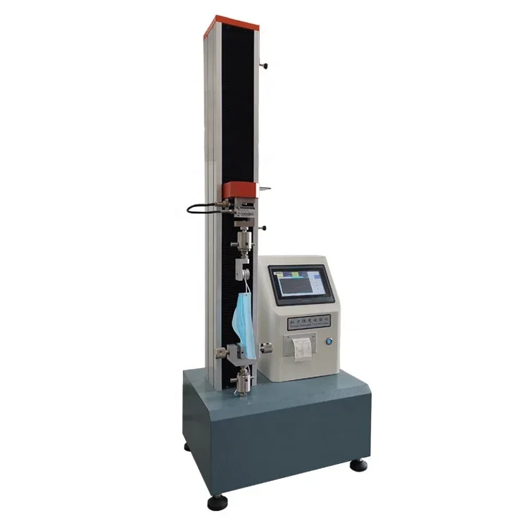 Equipo de prueba de tracción de máscara ZONHOW/prueba de resistencia a la tracción de la cuerda de la máscara, precio de la máquina de prueba de resistencia a la tracción