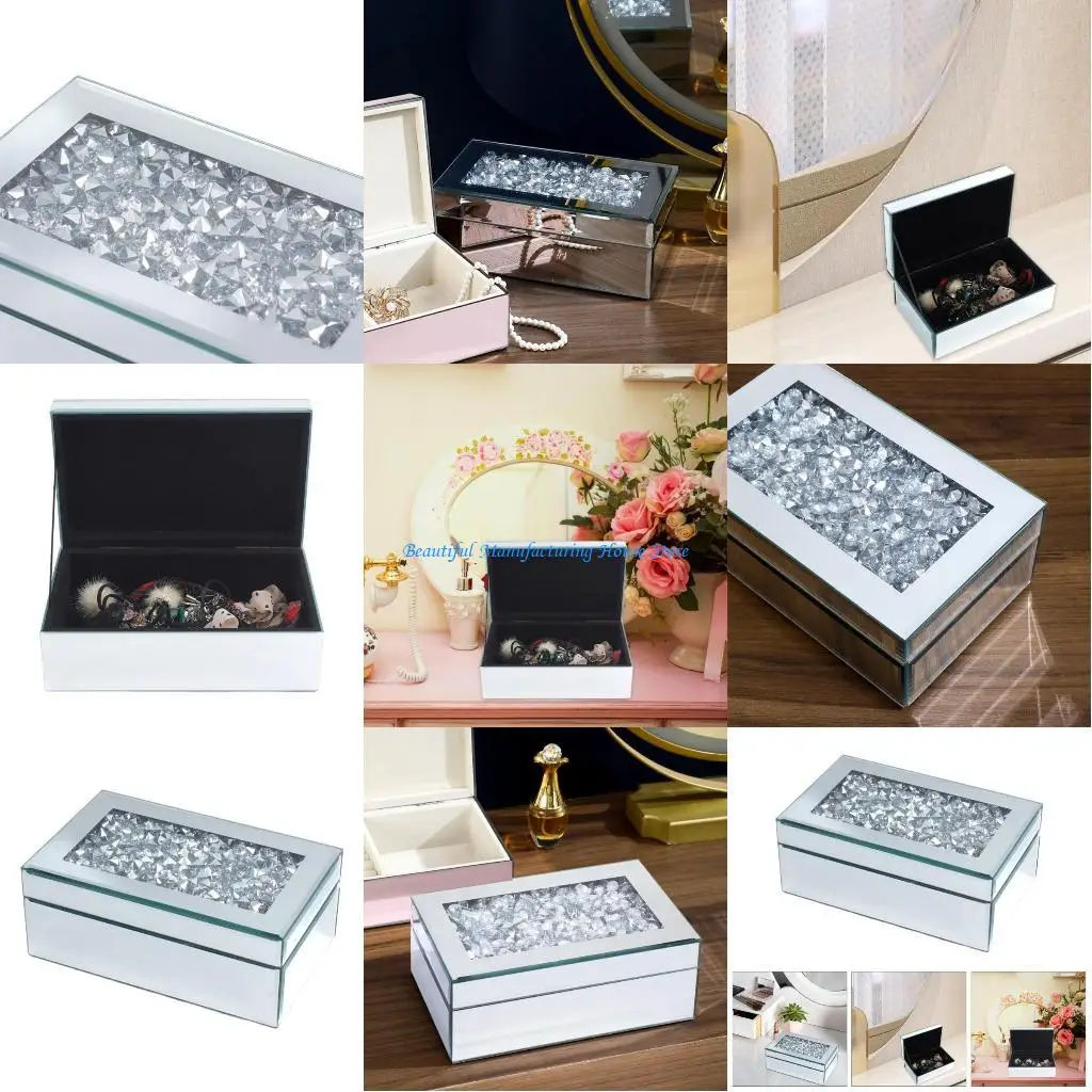 

E56A Travel Bracelet Display Box Jewelry Storage Box Jewelry Holder Elegant Jewelry Case Suitable for Earring Rings Necklace