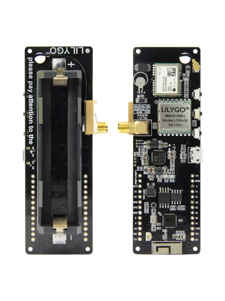 LILYGO T-Beam V1.2 ESP32 LoRa SX1262 GPS 6M WiFi Bluetooth module - afbeelding 2