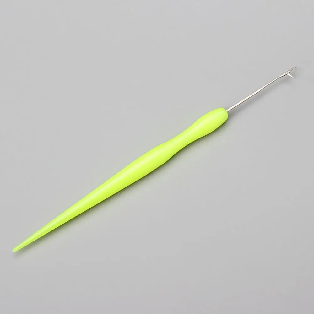 Sewing Tools Candy Colors Crochet Hook Plastic Knitting Hook Needles Micro Metal Micro Hook DIY