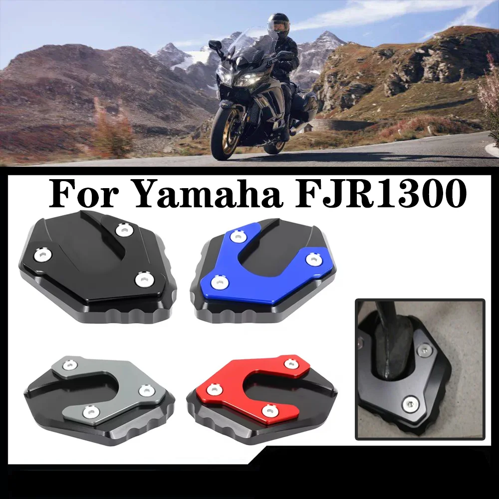 For Yamaha FJR1300 2001-2019 FJR 1300 Side Stand Enlarge Kickstand Sidestand Extension Pad Support Plate Motorcycle Accessories