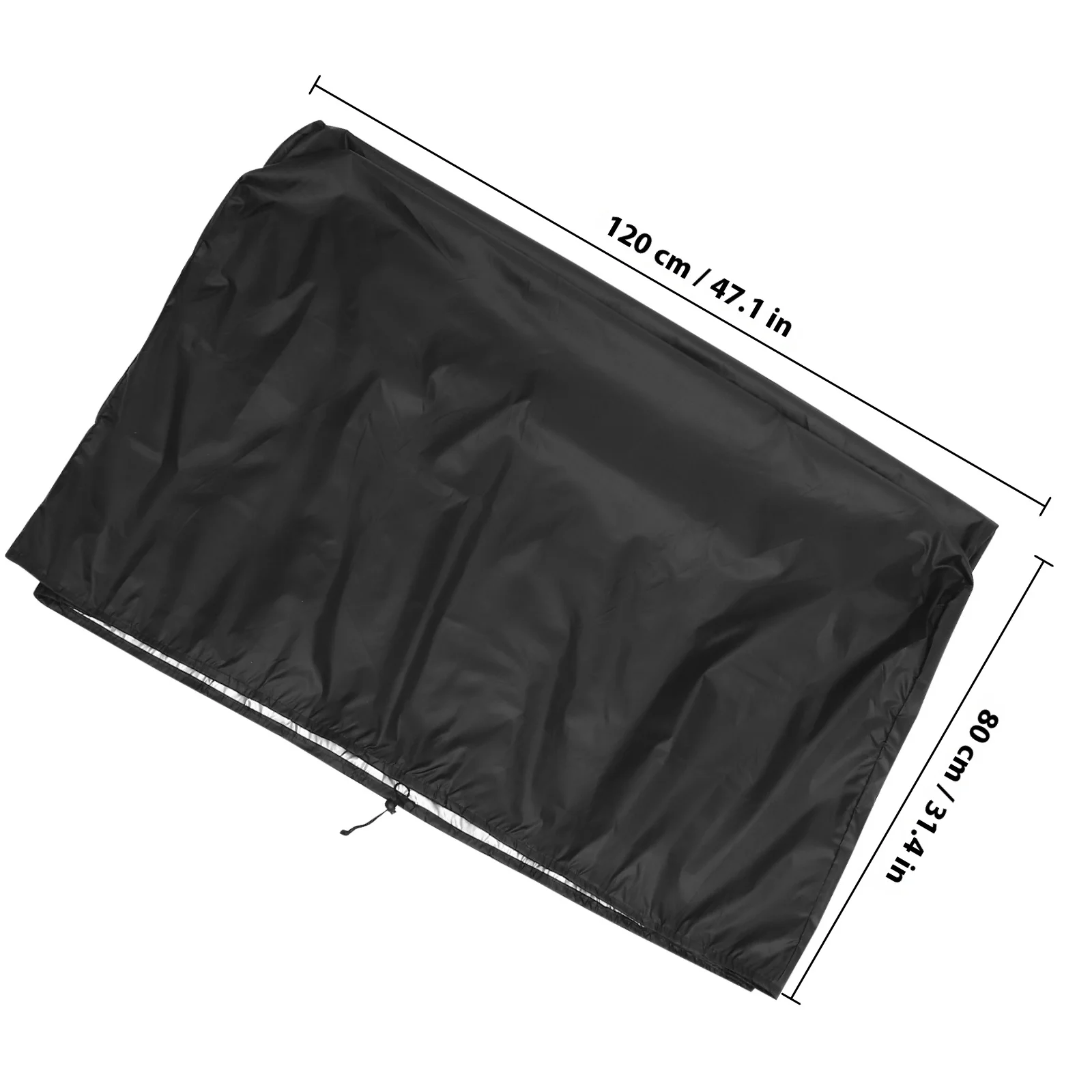 غطاء كرسي مقاوم للماء من قماش أكسفورد وواقي أثاث الفناء ومقاوم للأشعة فوق البنفسجية ومقاوم للغبار في الهواء الطلق وأكمام مقعد الحديقة #3