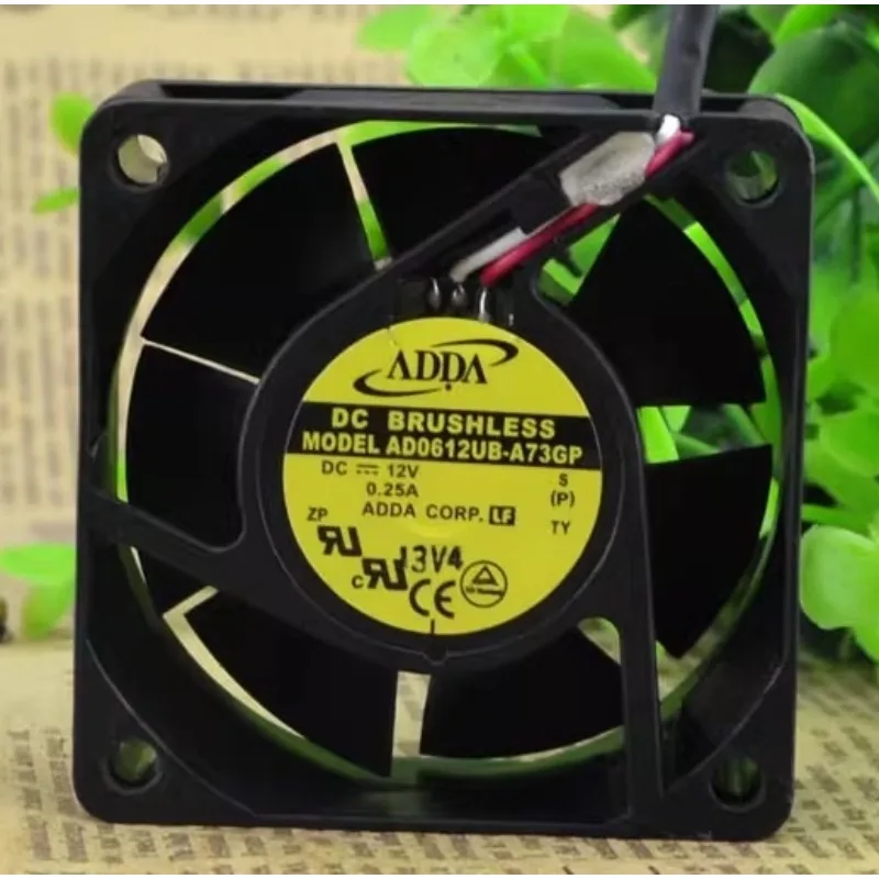 

New CPU Cooler Fan for ADDA AD0612UB-A73GP 6025 12V 0.25A 6CM Cooling Fan 60x60x25mm