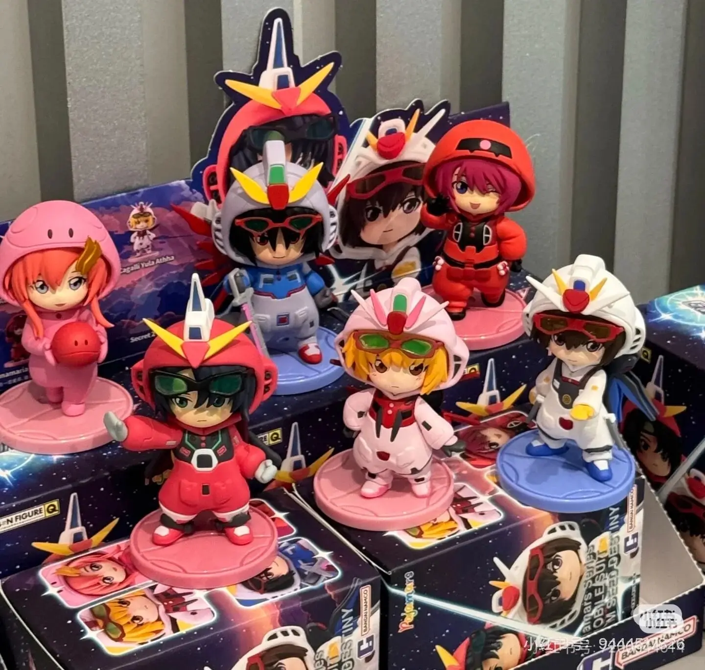 ของแท้ Bandai GUNDAM SEED DESTINY ชุดนอนตุ๊กตาชุดเครื่องแต่งกาย Gundam กล่องตาบอด Figurine อะนิเมะอุปกรณ์ต่อพ่วงชุดตกแต่ง