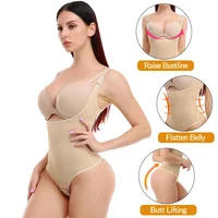 Women Shapewear Bodysuit New Tummy Control Shapewear Waist Trainer Thong Body Shaper Colombian Fajas Slimming Underwear - Image 3