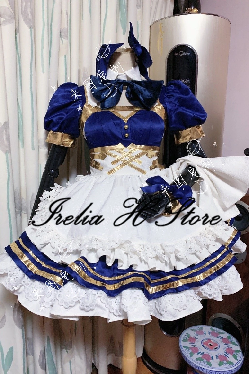 Irelia H Store Fan Art Fate/Grand Order Ishtar Cosplay Costume Ishtar Maid Dress Custom made/size