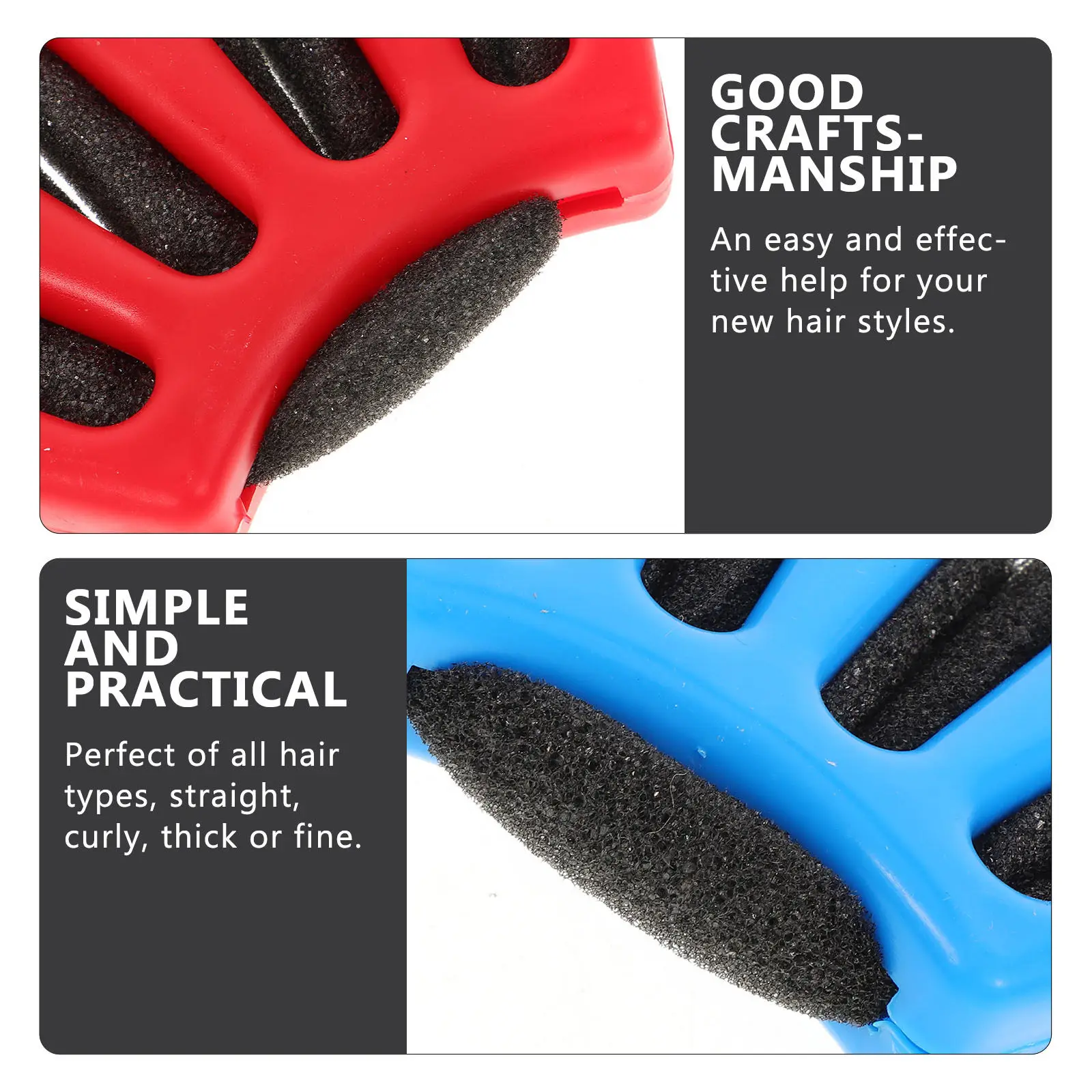 

Набор из 2-х инструментов для плетения кос для женщин: простое в использовании устройство для создания волн, кудрей и укладки тонких, густых волос. Портативное, элегантное приспособление для создания причесок.