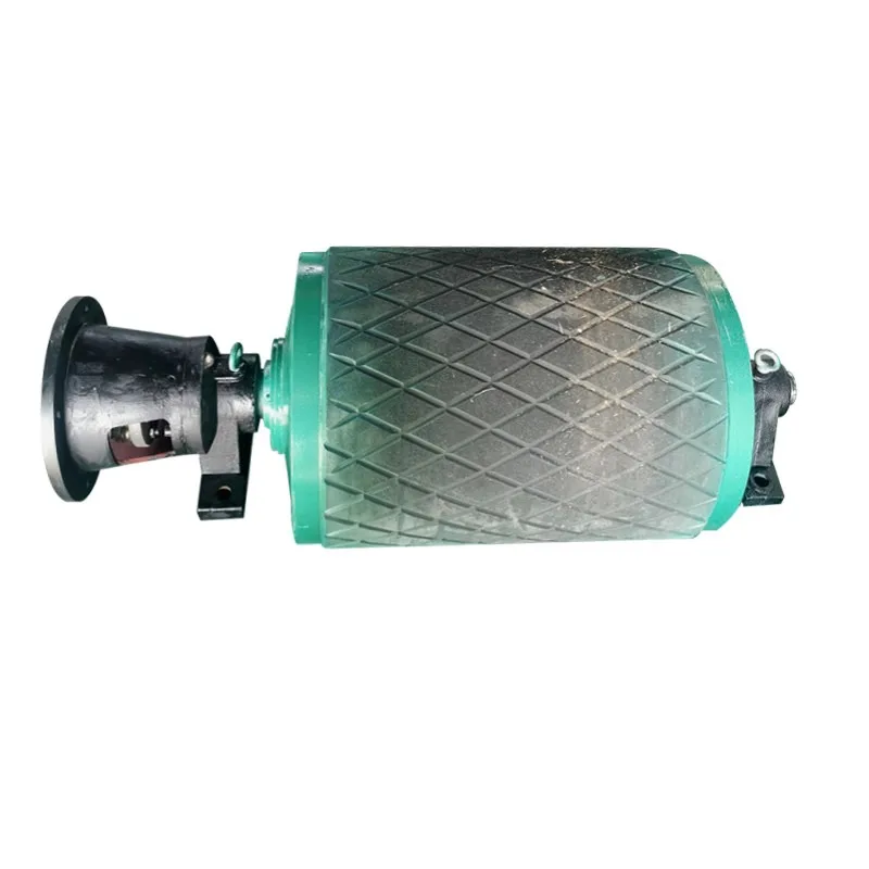 Industrial Spare Parts Conveyor Belt Drive Roller Head Pulley Tail Pulley Mining Transmission Roller With Optional Lagging