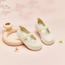 Dave Bella Children Canvas Shoes Spring New Fashion Yellow Comfortable Boys Girls Casual Shoes Baby Flat Shoes DB1240211