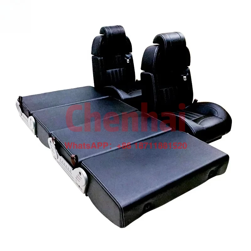 Upgrade Custom Refitted RV Van Back Seat Multi Functional Converted Luxurious Motorhome Bed Seat