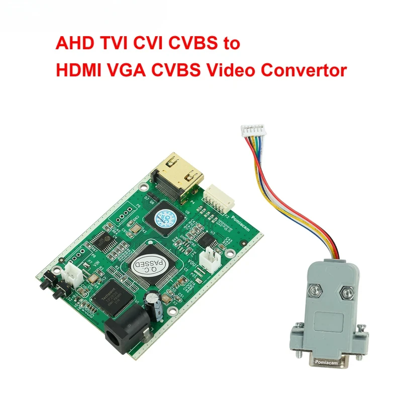 AHD41 信号コンバータボード 1080P 960P 720P 480P AHD/TVI/CVI/CVBS から HDMI/VGA/CVBS 出力をサポート 1080P 720P と互換性があります
