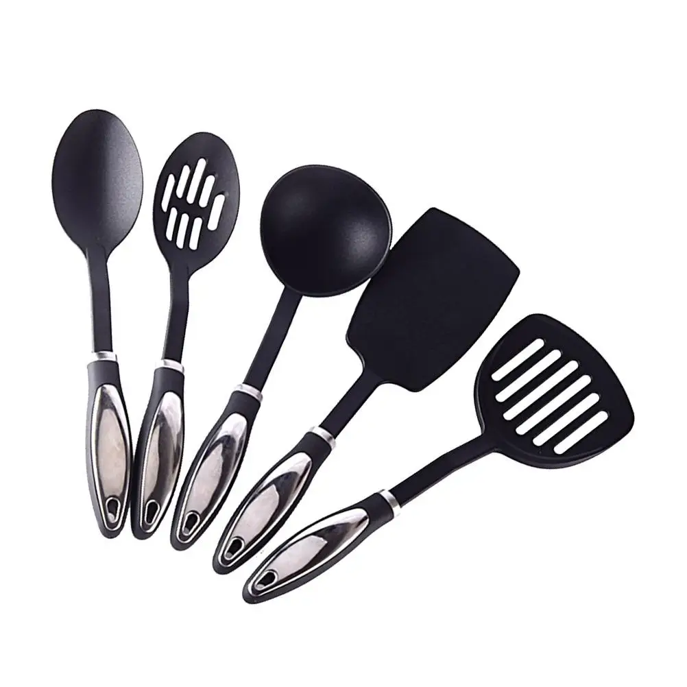 

5 Pcs Kitchen Non Stick Cooking Tools Utensil Set Heat Resistant Non Stick Cooking Tools Cookware Gadgets Lightweight