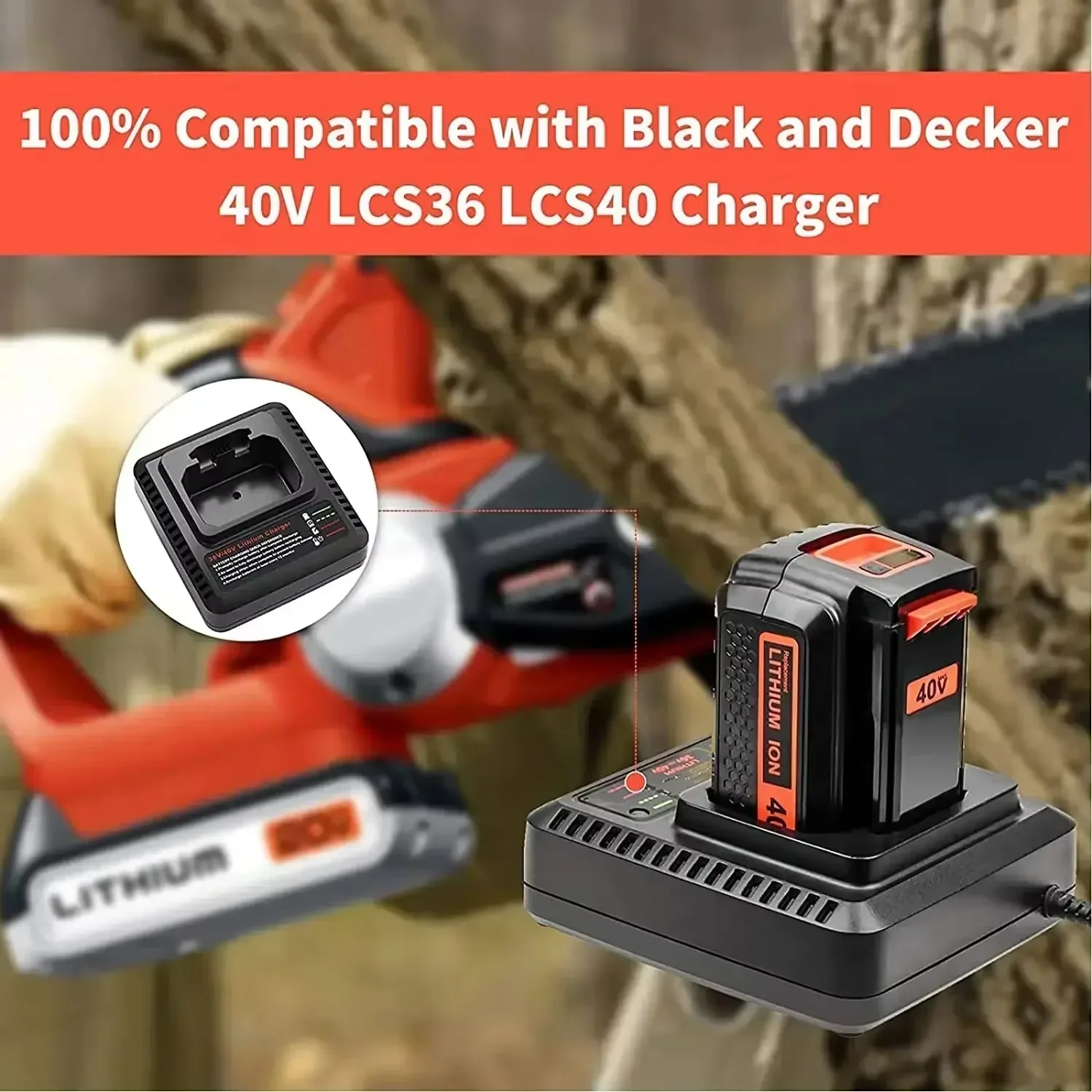 Uo لبلاك اند ديكر 36 فولت/40 فولت 3000 مللي أمبير بطارية ليثيوم أيون قابلة للشحن أداة الطاقة LBXR36 BL2036 LBX2040 LST136 LST420 LST220 L50 #4