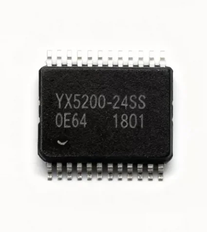 10adet Original genuine YX5200-24SS serial port chip, plug-in function, MP3 solution, can be connected with USB flash drive for