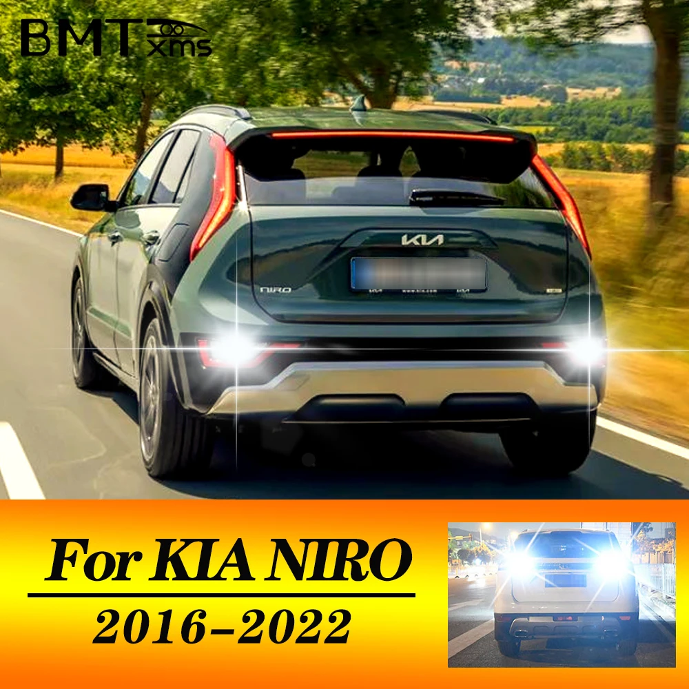 

BMTxms 2PCS T15 W16W 921 LED Canbus Reverse Light For KIA NIRO I DE SUV 2016-2022 2017 2018 2019 2020 2021 Car Backup Lamp Bulb