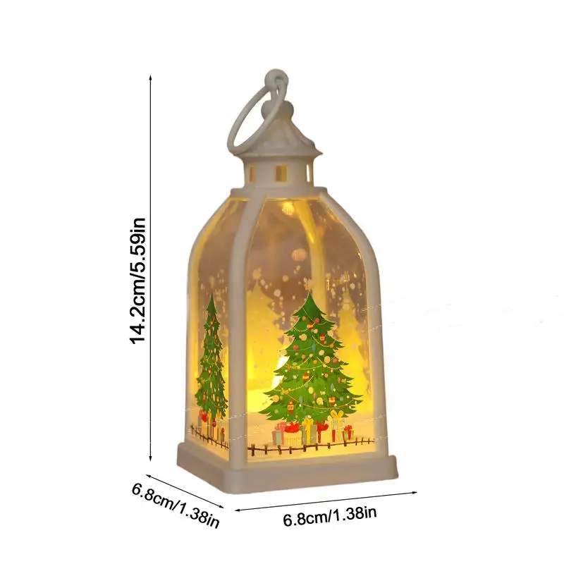 Christmas Night Light LED Candle Light Tabletop Christmas Decoration Battery Operated LED Candle Light For Holiday Centerpieces