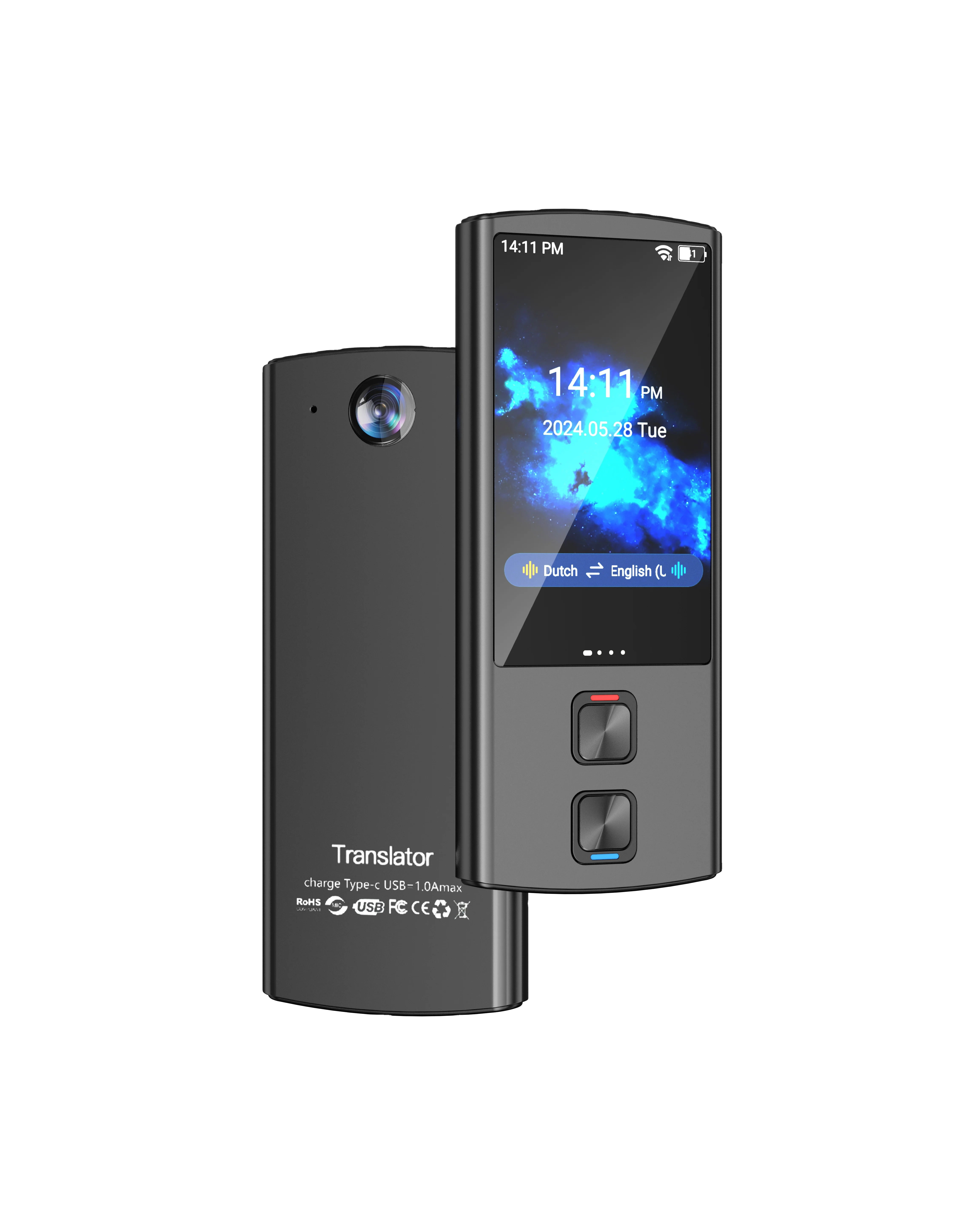 

T17 Smart AI Device With Touch Screen WiFi And Offline Support For Simultaneous Interpretation And Meeting Recording Translator