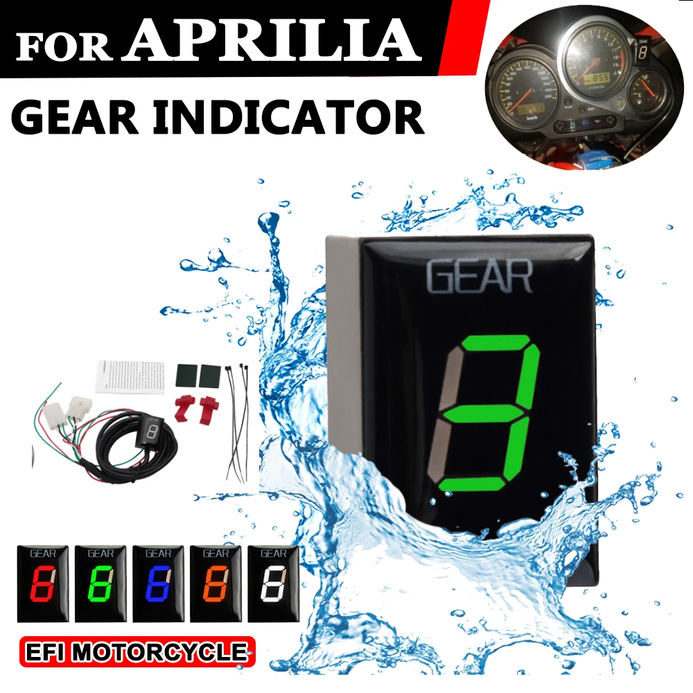 Motorcycle Gear Indicator For Aprilia RSV4 RSV 4 RSV Mille Tuono  ETV1000 Caponord RS125 RS 125 Shiver 750 SL1000 Speed Display