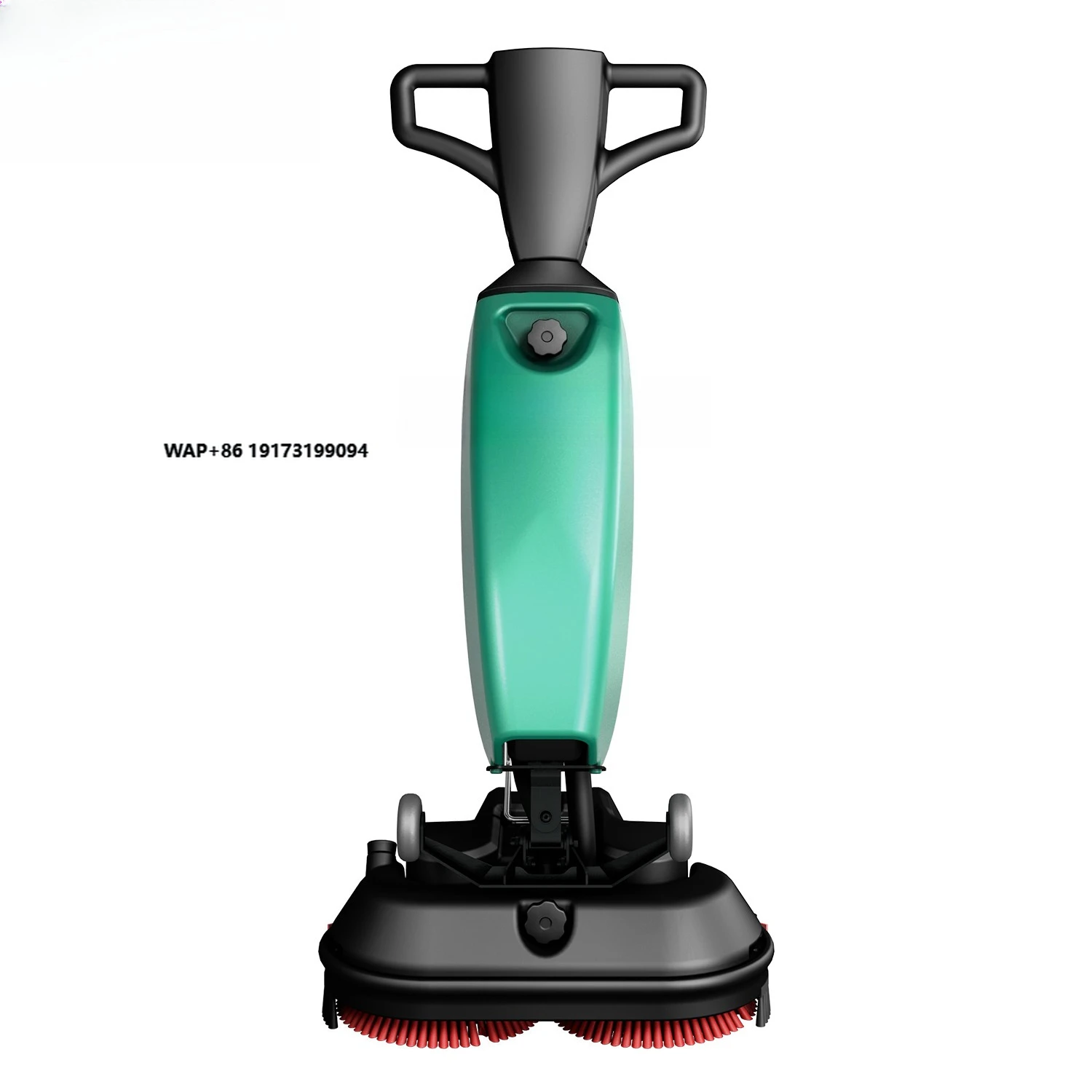 

New Floor Scrubber Dedicated Floor Cleaning Tool Mini Floor Sweeper With Two Batteries for Cinema