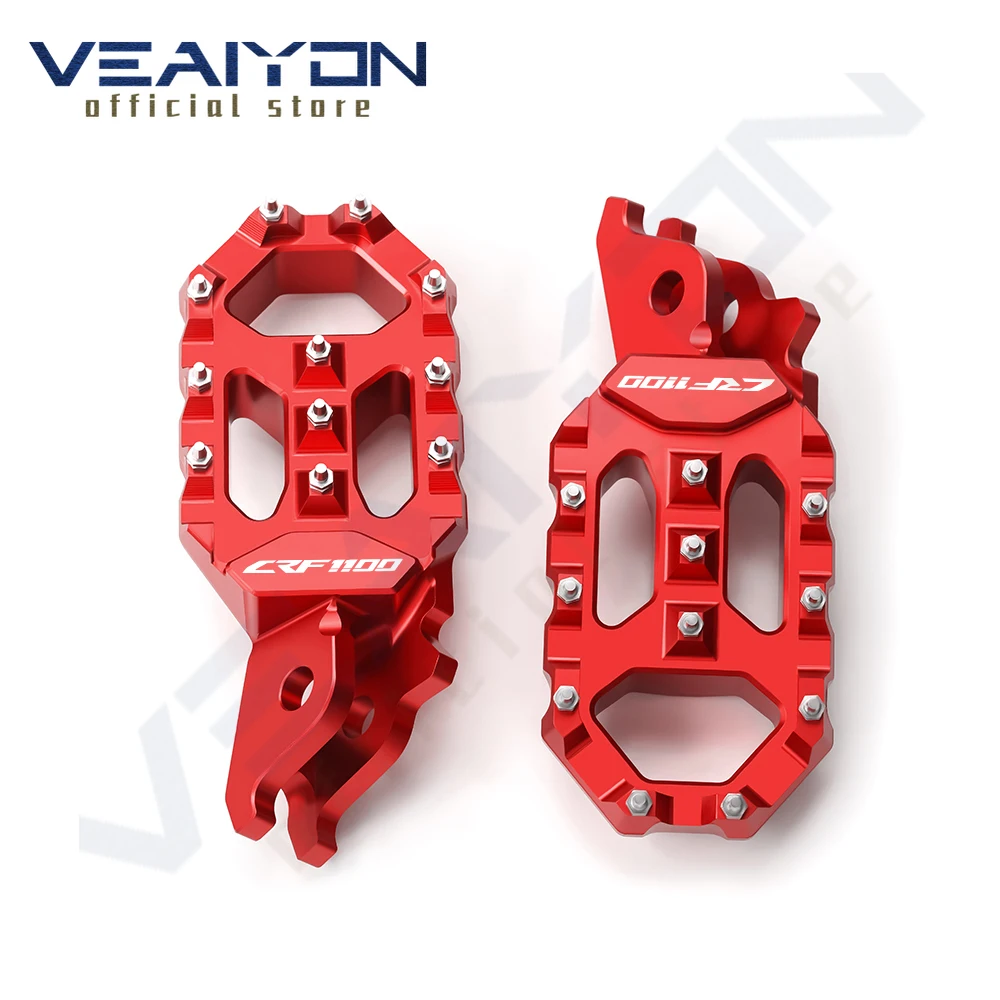 ل CRF1100L أفريقيا التوأم مغامرة الرياضة ES/DCT 2020-2023 2024 دراجة نارية الملحقات أوتاد القدم الدواسات مسند القدمين أوتاد القدم 2025