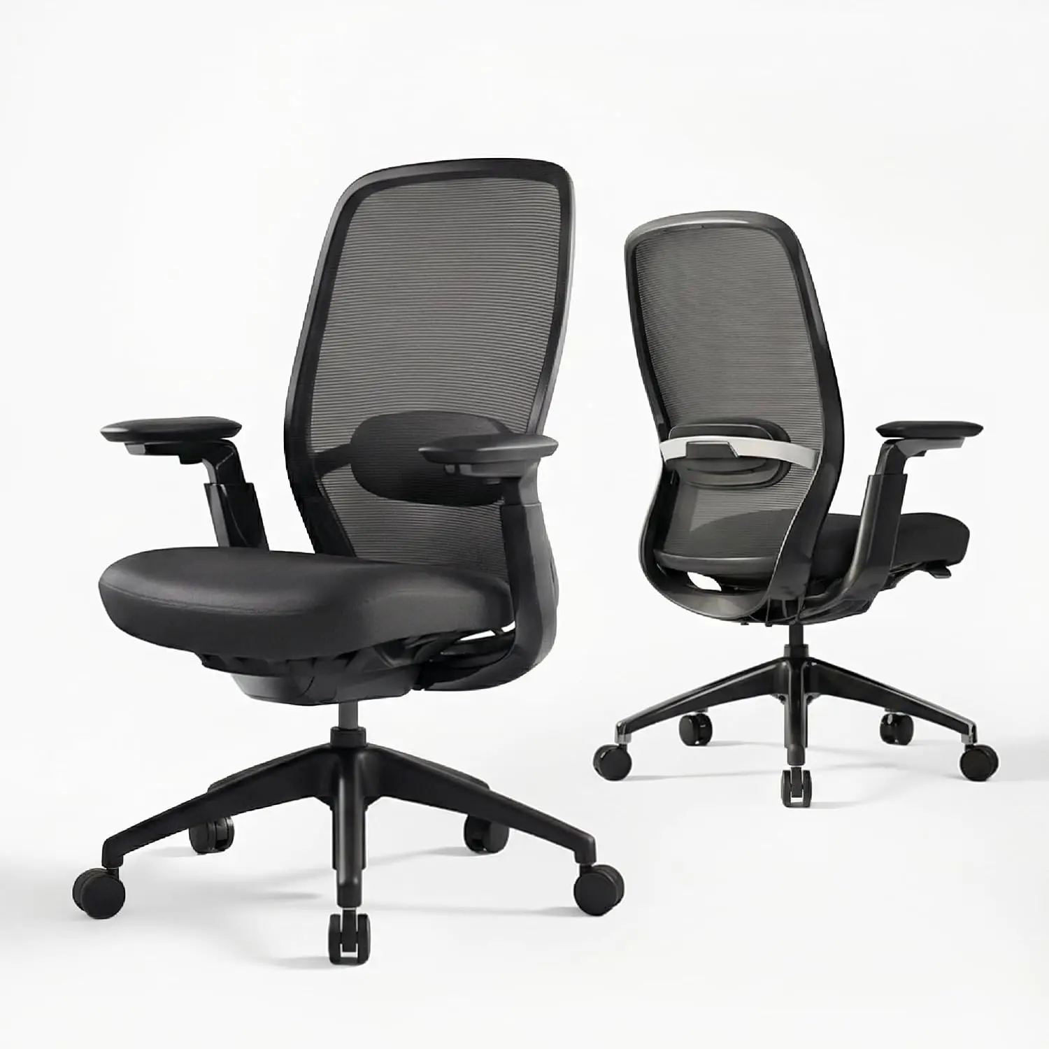 Mesh Executive Office Chair Easy Adjust Levitating Cushion Sync Armrests 300 LBS Mid Back Computer Desk Chair, Customized