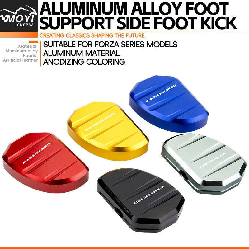 For Honda Forza 350 NSS 350 ADV 350 FORZA 350 Foot Side Stand Enlarge Plate Kickstand Extension Forza 350 Motorcycle Accessories