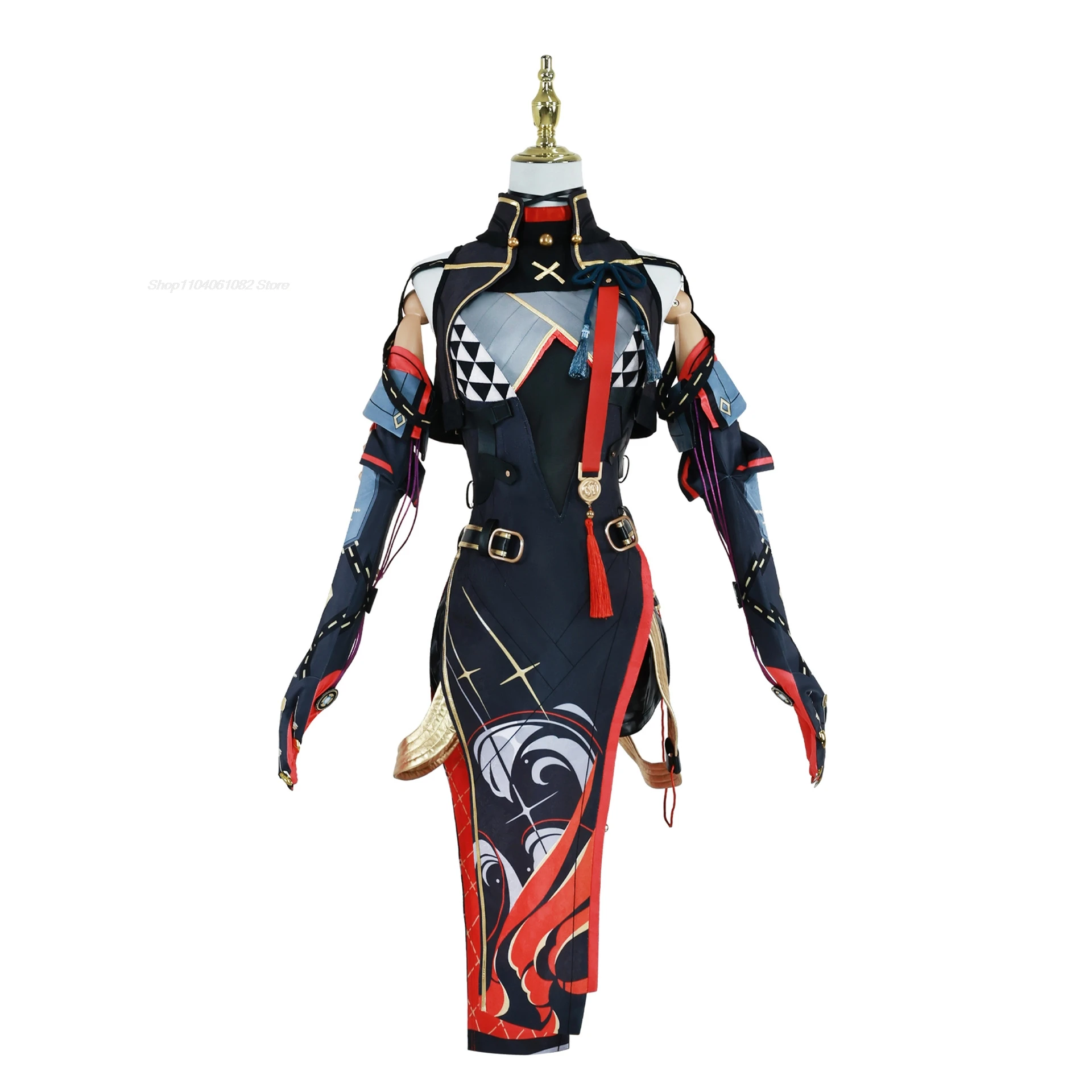 Wuthering Waves cosplay Yinlin costume Anime game cosplay full suit haloween costume party dress up