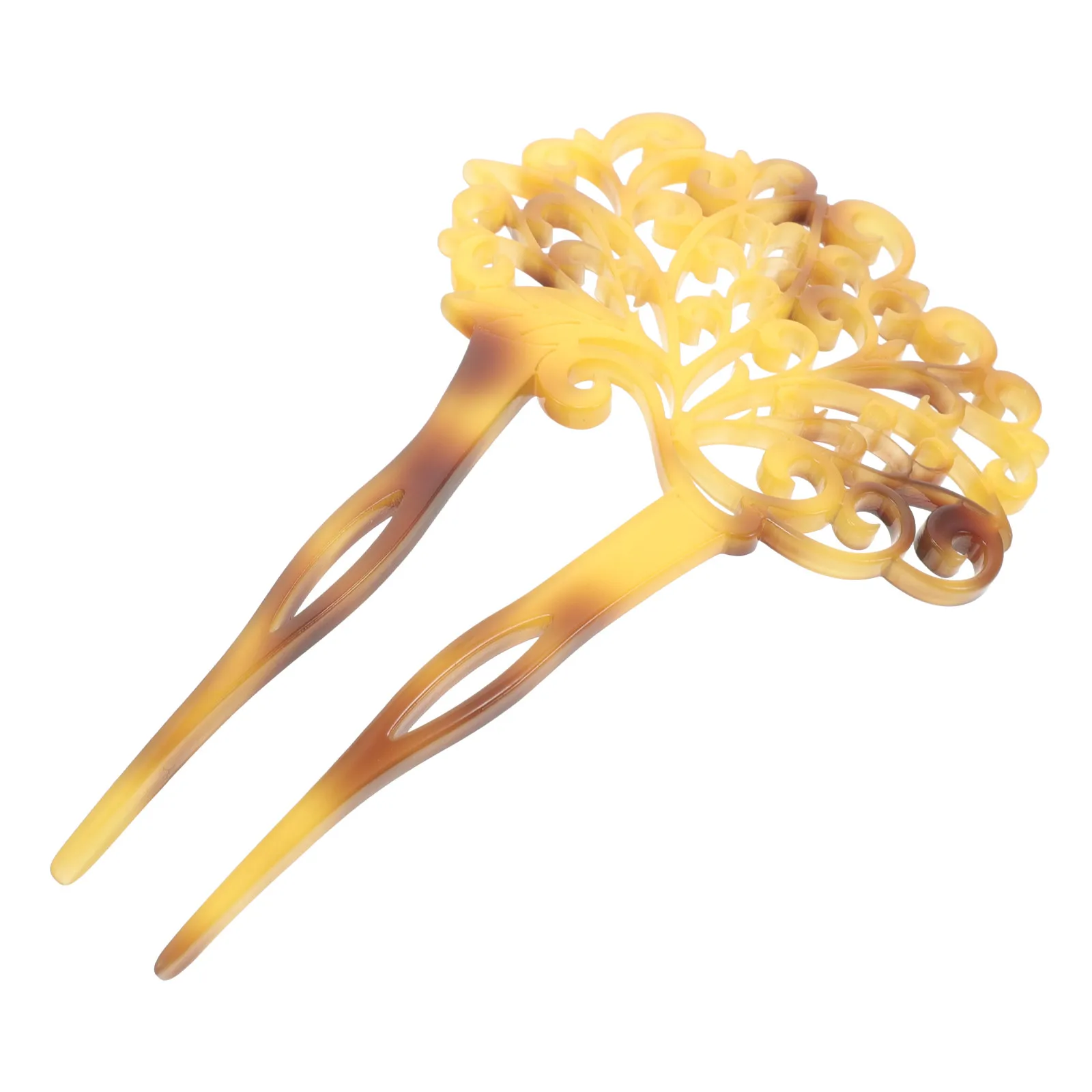 

Элегантная акриловая заколка-шпилька для волос в виде павлина, китайская заколка для прически-пучка, стильная вилка для волос для женщин, французские заколки для пучка