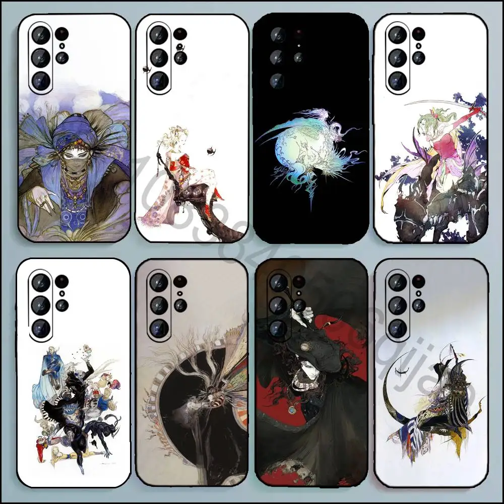 Yoshitaka A-Amano    Phone Case For Samsung Galaxy A20 21 22 31 32 52 53 72 73 80 91 Soft Black Cover