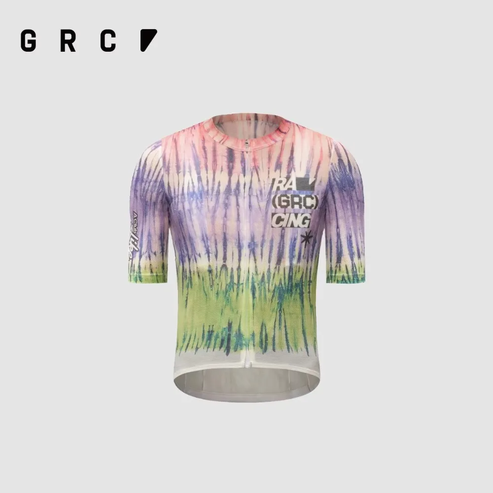 

Spring Summer CMYK Quick Dyeing Wool Breathable Short Sleeved Cycling Mountain Bike Jersey Manufacturers