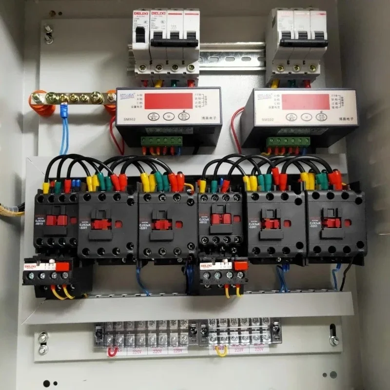 Electric control box Cold storage One to two defrost three-phase control box Little Superman temperature control Double tempe