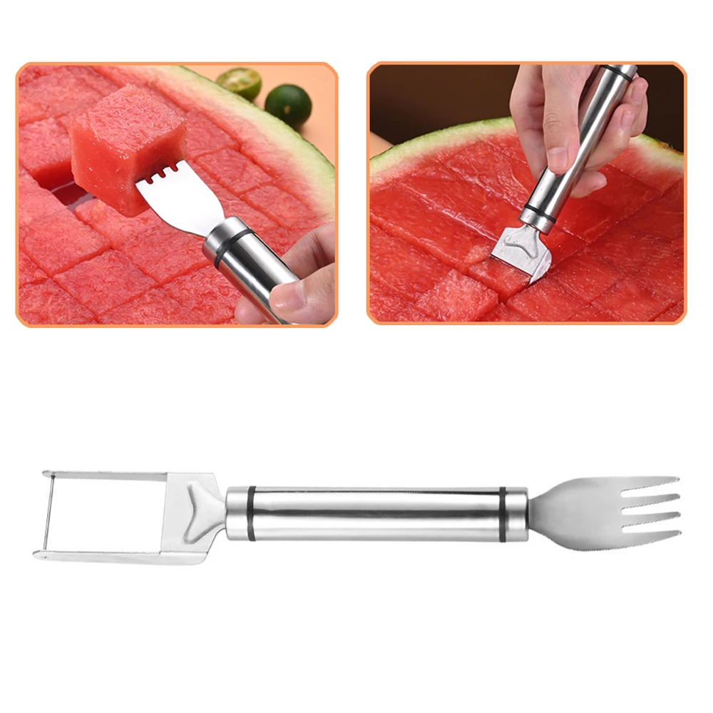 Stainless Steel Windmill Watermelon Cutter Artifact Salad Fruit Slicer Cutter Tool Watermelon Digger Kitchen Accessories Gadgets