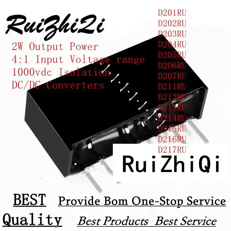 

10 шт./лот D201RU D202RU D203RU D204RU D205RU D206RU D207RU D211RU D212RU D213RU D214RU D215RU D216RU D217RU 2W 4:1 SIP DC/DC