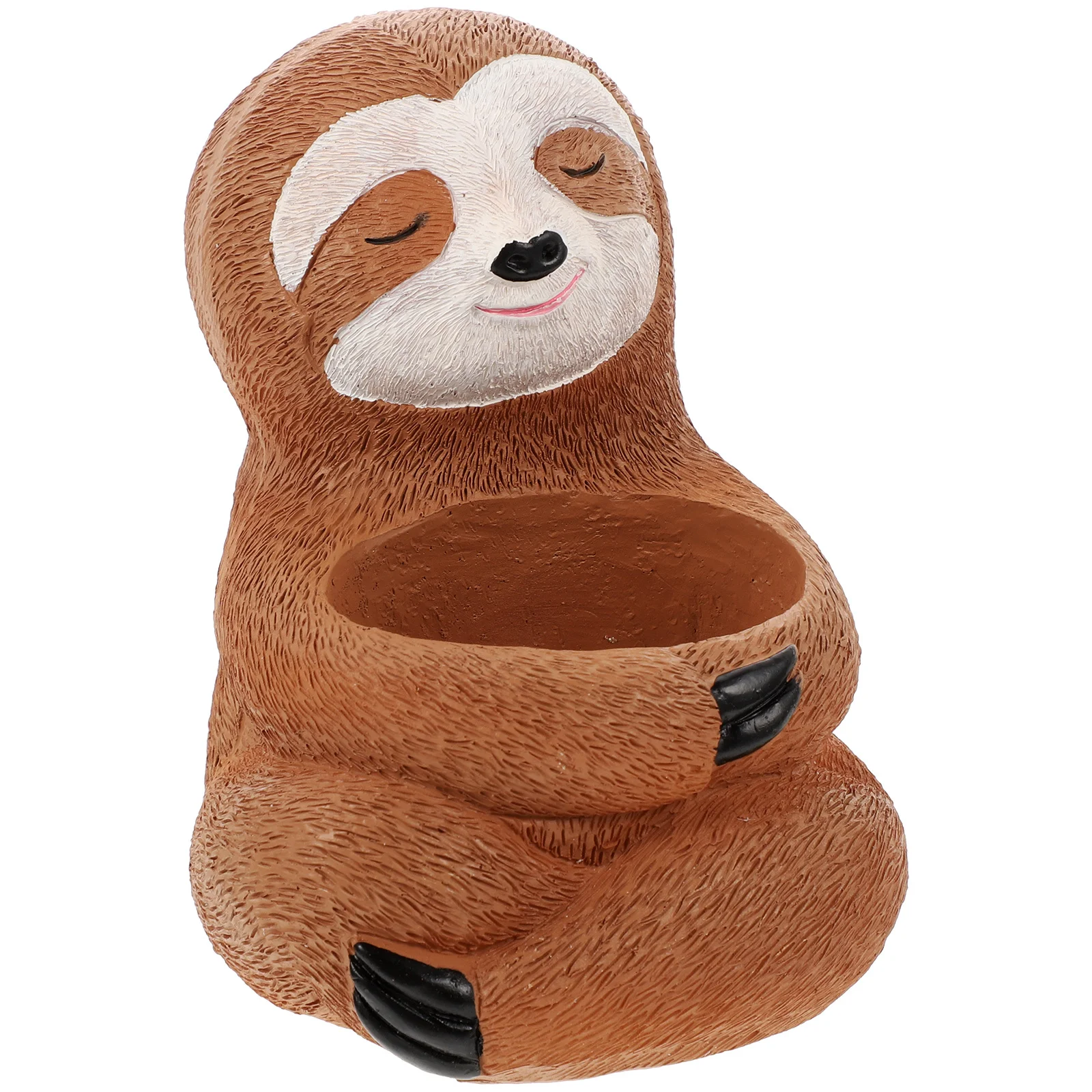 

Sloth Resin Planter Decorative Desktop Flower Pot Plant Container for Home Office Garden Resin Flower Pot Planter Pots