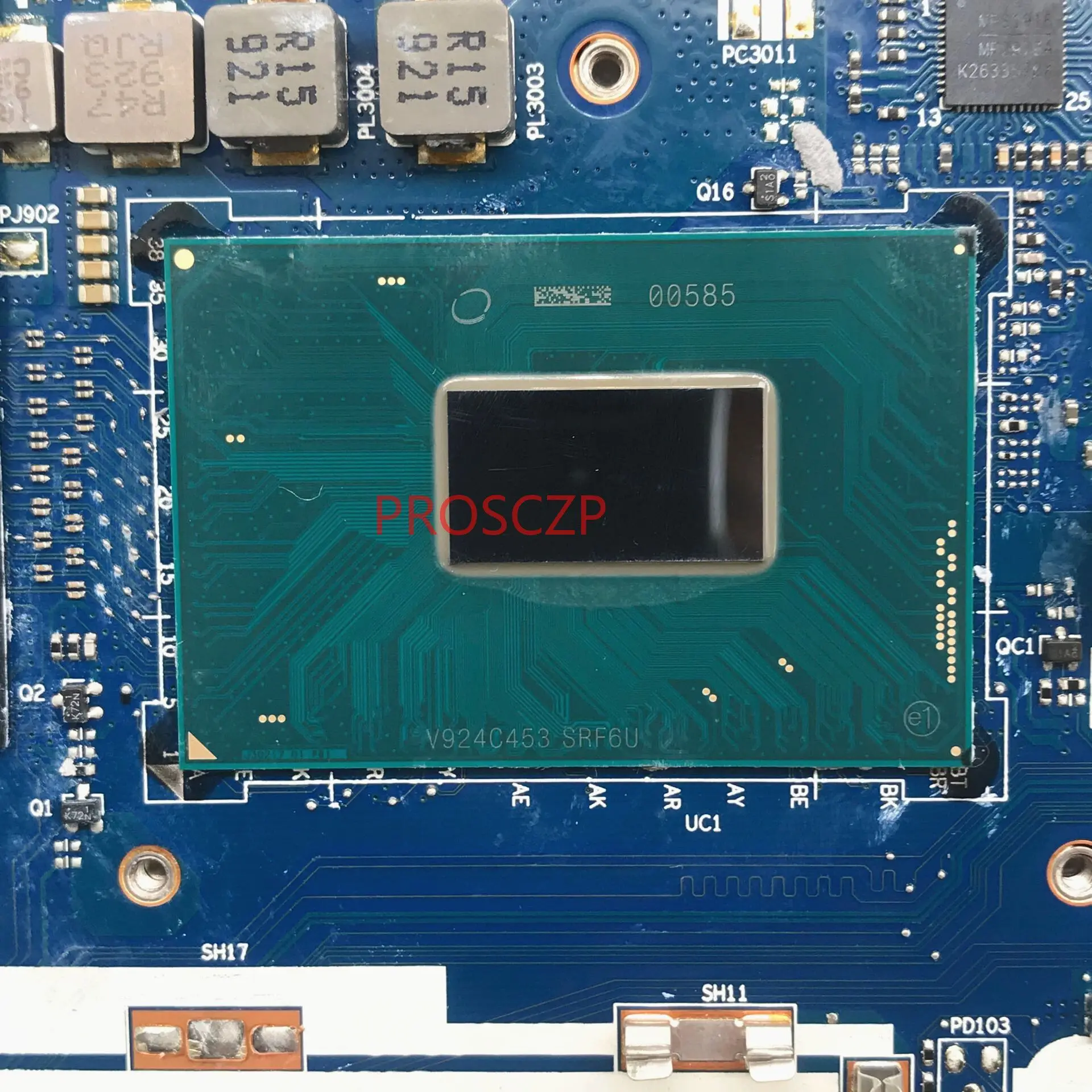 Placa base para portátil Lenovo Y545, 5B20S42398, NM-C221 con SRF6U, I7-9750H, CPU, GTX1660TI, GPU 100% probado, funciona bien