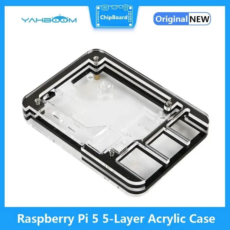 5-Layer Acrylic Case for Raspberry Pi 5