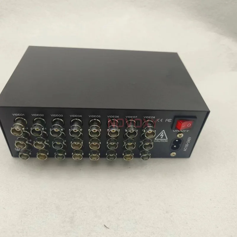 Free Shipping 8 In 16 Out TVI CVI AHD CVBS Signal Video Distributor Amplifier 8CH To 16CH Splitter For CCTV Security Camera