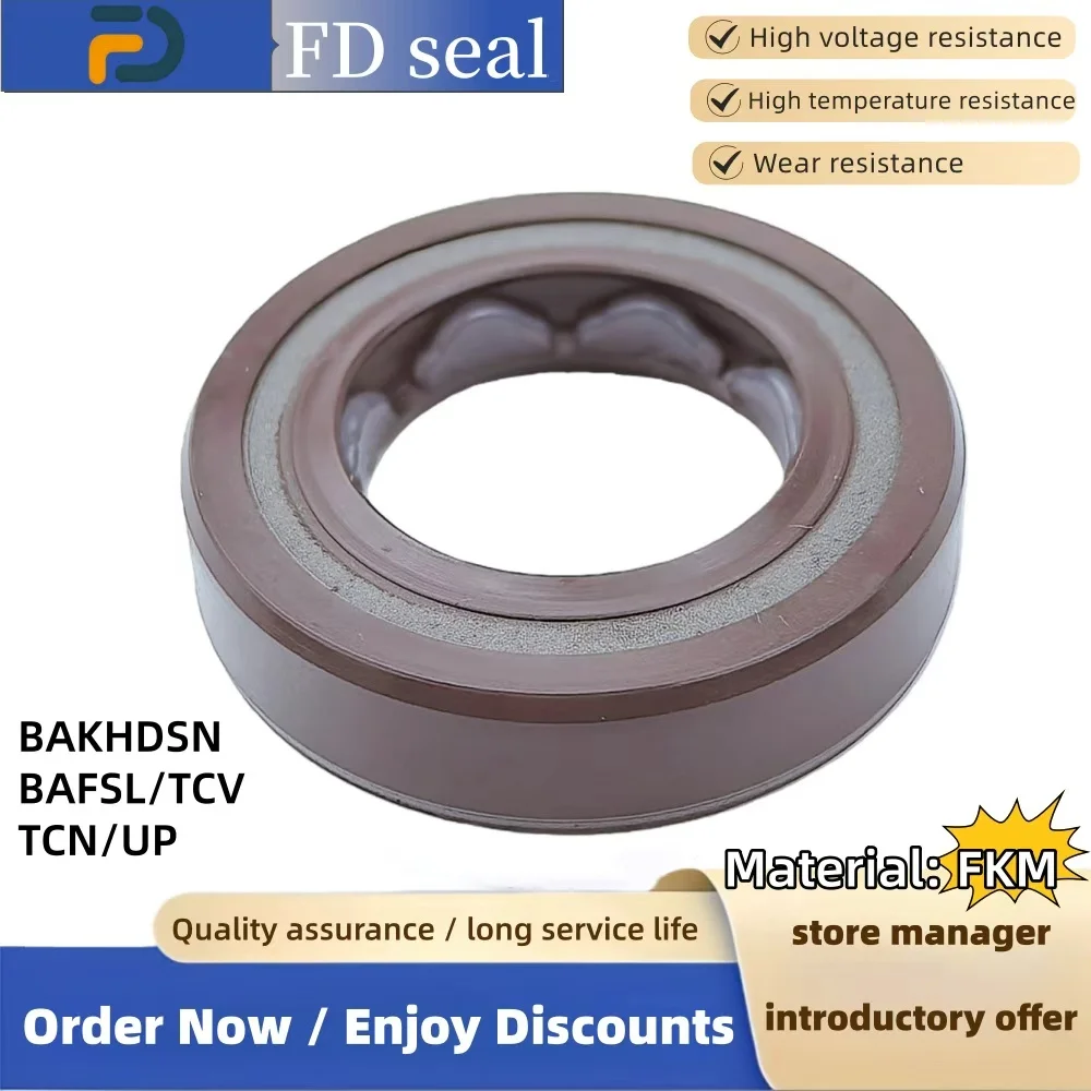 

Уплотнение вала 17*30*6 мм BAFSL Резиновое уплотнение гидравлического насоса FKM, детали сальника двигателя Прокладка ISO 9001 2008;