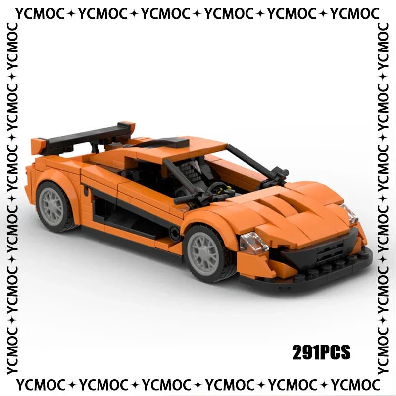 Car Series YcMoc Building Blocks Classic P1 Model Brand-name Vehicle Technology Bricks Legendary Sportscar DIY Toys For Children