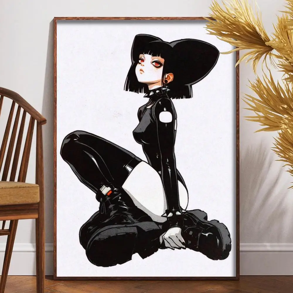 Succubus Wings Fleece Poster Nordic style room wall decoration self-adhesive HD waterproof AFE bar