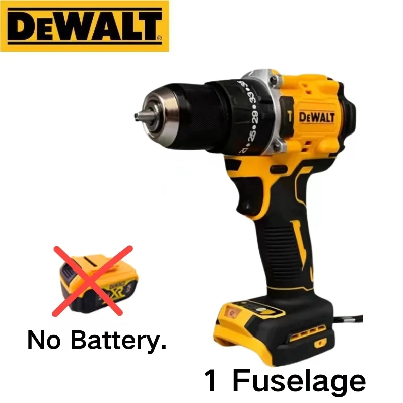 DEWALT-taladro sin escobillas DCD 805, taladro de impacto con batería de litio recargable, multifuncional, taladro eléctrico de mano recargable