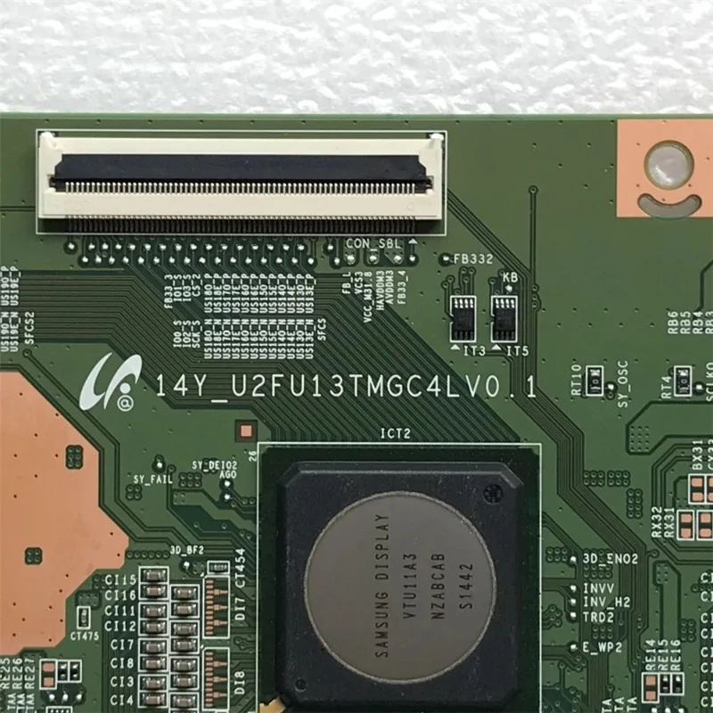 14Y_U2FU13TMGC4LV0.1 بطاقة المنطق للتلفزيون المعدات الأصلية T CON Board LCD التي تم اختبارها