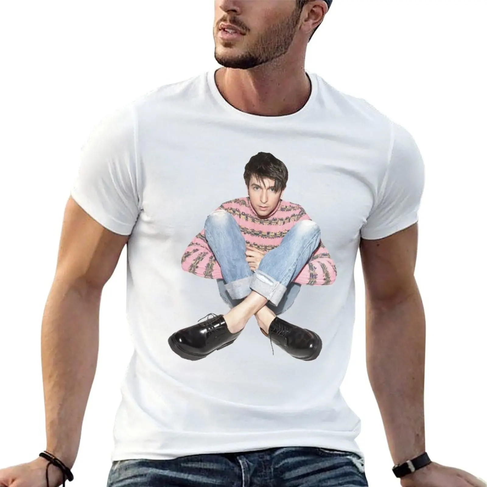 

Nicholas Braun T-Shirt man t shirts cotton man graphic t shirt cotton t shirts man 100% T-shirt