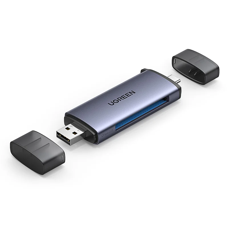 UGREEN Lettore di schede CFast USB 3.0 Lettore di schede di memoria da USB C a CFast 2.0 per computer PC MacBook Air Pro